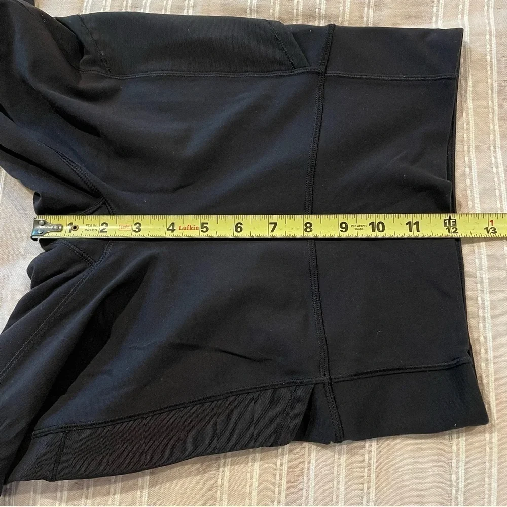 Lululemon Black Mesh 28” Full Length High Rise Activewear Workout Leggings 4